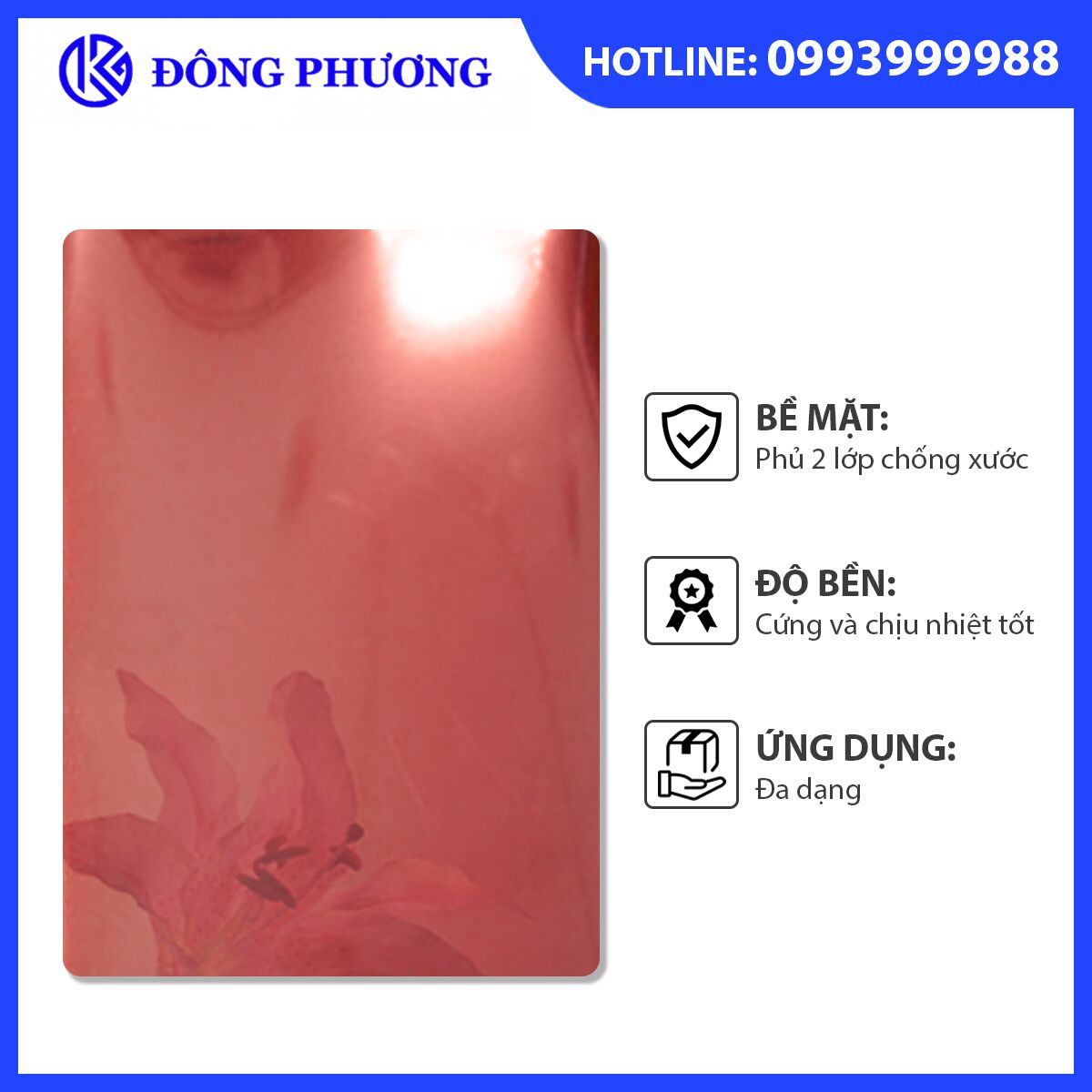 Tam inox guong hong 201 Tam inox guong hong 201